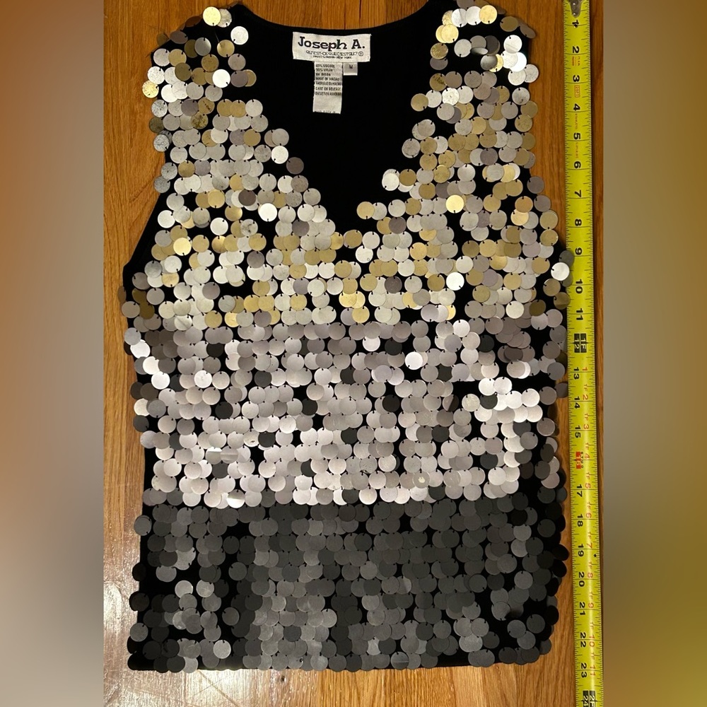 Dressy ladies blouses with large attached sequins
